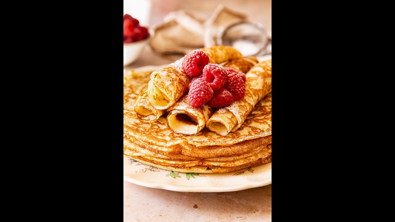 The Russian Pancakes - Креп - Blini - Crepe - блины - Rus Yemek Tarifi - Rusya Kahvaltılık Tarifi