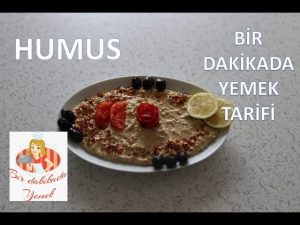 Humus Bir Dakikada Yemek Tarifi