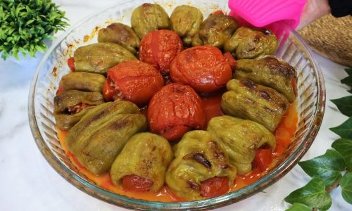 TENCERE DOLMASINI UNUTUN! ✅ Fırında Biber Dolması Tarifi 😋 Yemek Tarifleri