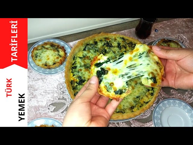 Ispanaklı Tart Nasıl Yapılır? | Ispanaklı Tart Tarifi | Ispanaklı Kiş Tarifi-türk yemek tarifleri