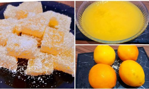 🍊Portakallı lokum nasıl yapılır? | Nefis yemek tarifleri || ÇAY SAATİ TARİFLERİ ☕🤗
