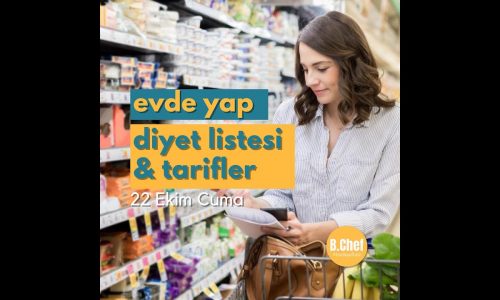 Diyet Yemek Tarifleri 22 Ekim Cuma