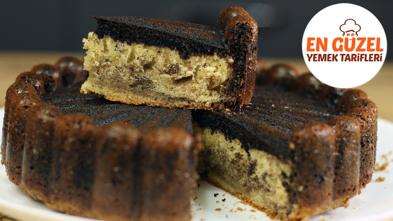 İki Renkli Kek Nasıl Yapılır - Kek Tarifleri - @En Güzel Yemek Tarifleri