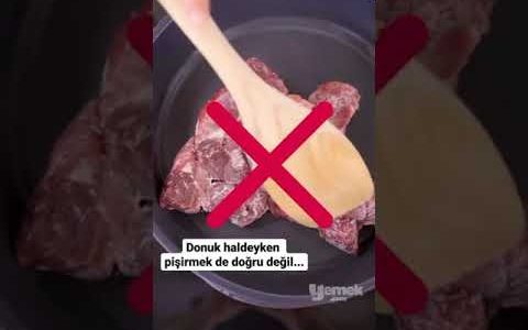 Buzlu donmuş et nasil çözülür? yemek videolari yemek tarifleri sokak lezzetleri yemekteyiz