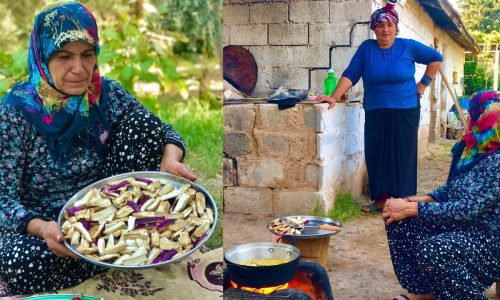 PATLICAN İLE EN LEZZETLİ YEMEK TARİFİ 💯 Köy Evi En Güzel Öğlen Yemeği Doğal Yaşam
