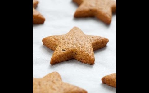 Pratik Yemek Tarifleri: Agave Şuruplu Yıldız Kurabiyeler