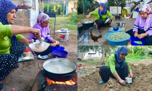 KÖY EVİ ÖĞLEN YEMEĞİ SÜPER LEZZETLİ TAVUKLU PİLAV TARİFİ 💫KÖY İŞLERİ VLOG