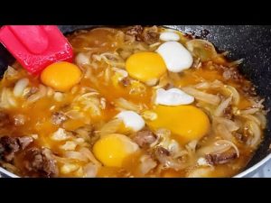 YUMURTALI SOĞAN KAVURMASI TARİFİ / Yemek Tarifleri