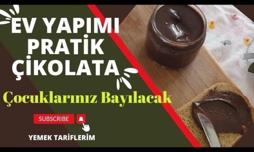 ÇİKOLATA YAPIMI ✅ EV YAPIMI AZ MALZEME İLE KOLAY ÇİKOLATA TARİFİ ✅ yemek tarifleri