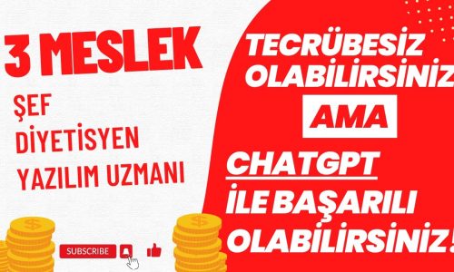 ChatGPT ile Pratik Diyet Listesi, Lezzetli Yemek Tarifleri ve Yazılım Geliştirme: Her Şey Bir Arada!