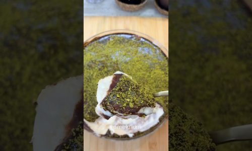 Kaşık kaşık tatlı | Yalancı profiterol #shorts #tatlı #yemektarifleri