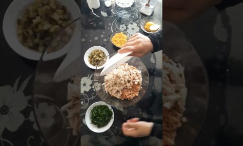 Şehriyeli tavuk salatası #pratiktarifler #yemektarifleri #tarif Aboneol