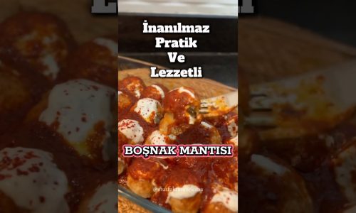 Boşnak Mantısı Tarifi #mutfaktanmekana #boşnakmantısı #pratiktarifler #yemektarifleri #mantı #boşnak