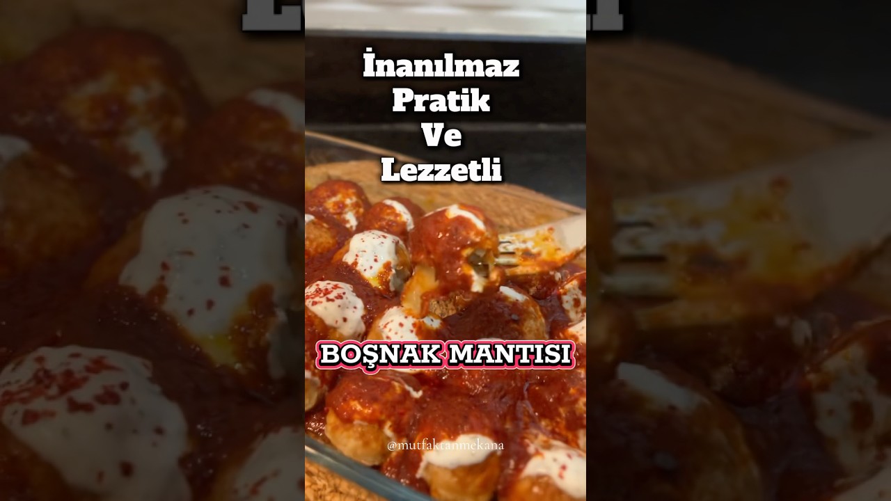 Boşnak Mantısı Tarifi #mutfaktanmekana #boşnakmantısı #pratiktarifler #yemektarifleri #mantı #boşnak