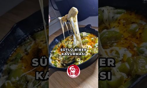 SÜTLÜ BİBER KAVURMASI 🌶| Kahvaltıya Bol Ekmek Banmalık Tarif #yemek #pratiktarifler #yemektarifleri