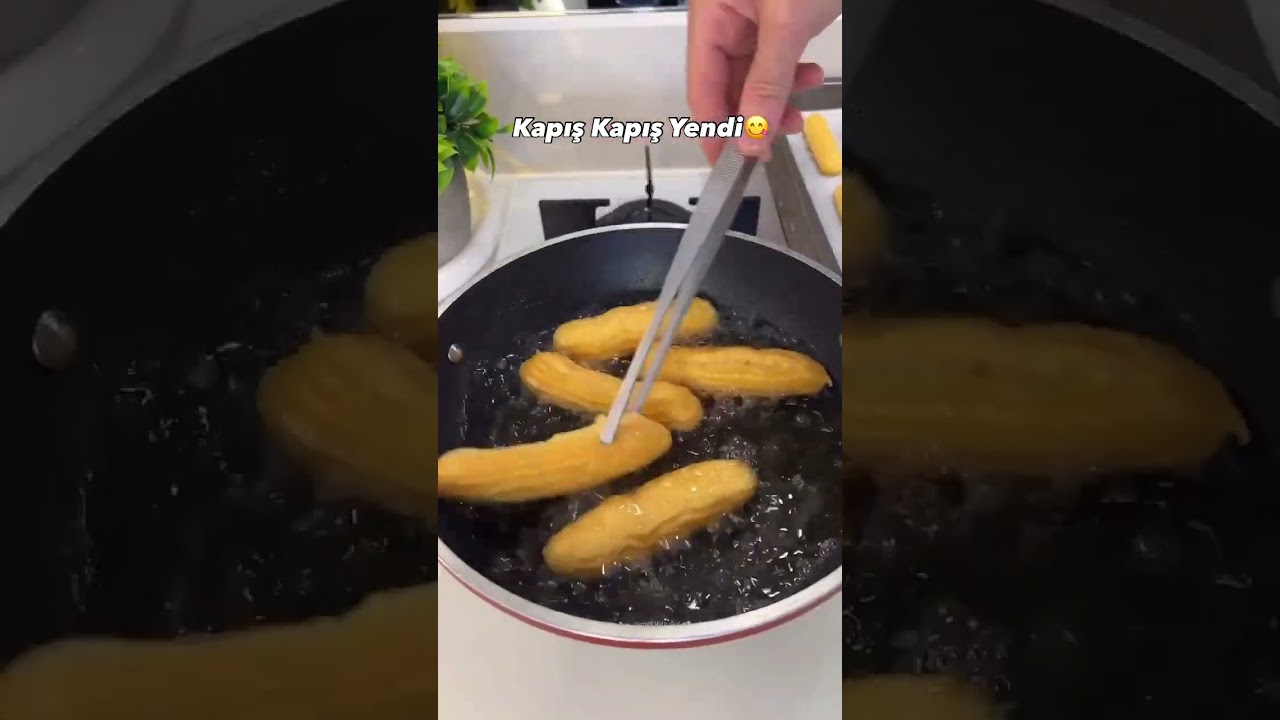 ♨️Churros Tarifi  #food #tarif #yemektarifleri