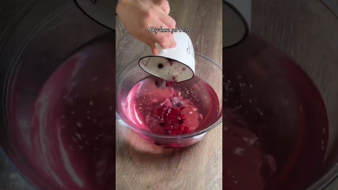 REYHAN ŞERBETİ #pratiktarifler #food #tarif #yemektarifleri