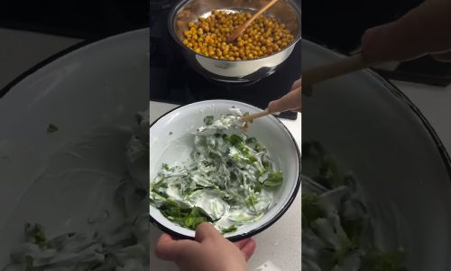 Semizotlu Kızarmış Nohut Salatası  #pratiktarifler #tarif #yemektarifleri