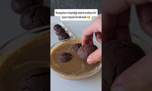 ıslak kurabiye 🌺#ıslakkurabiye #kurabiye #viral #asmr #tarif #art #kesfet #yemektarifleri #dessert