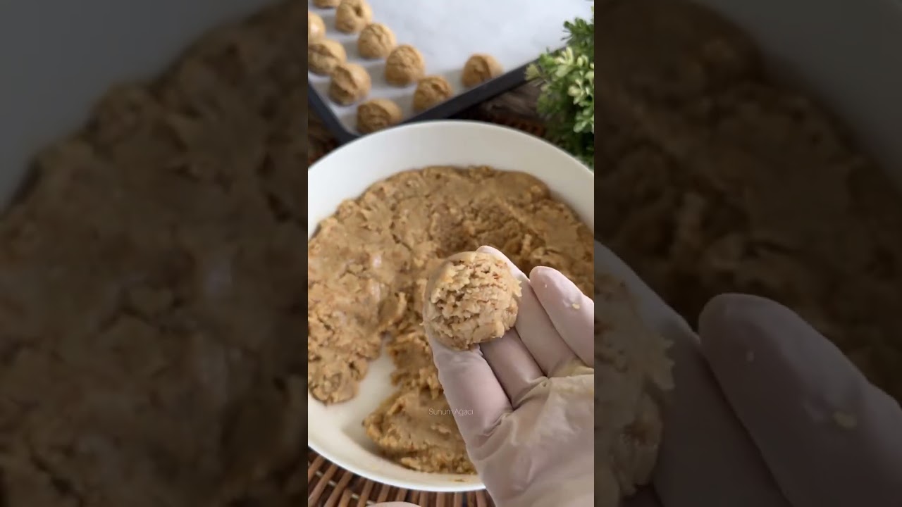 ♨️Kadayıflı tahinli çıtır kurabiye  #pratiktarifler #tarif #yemektarifleri #food