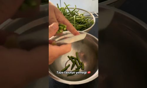 Zeytinyağlı yeşil fasülye 🇹🇷 #yeşilfasulye #yemektarifleri #yemek #zeytinyağlıfasülye #lezzetliyemek