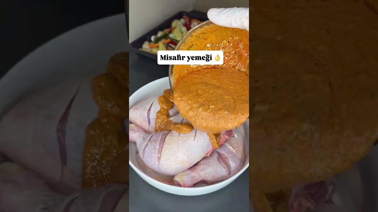 ♨️Fırında sebzeli tavuk but  #pratiktarifler #tarif #yemektarifleri