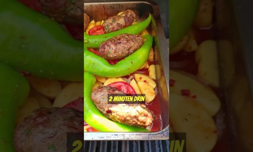 türkische Ofenkartoffel #Köfte | Fırında Köfte #Patates | – Nefis Yemek Tarifleri #bbq