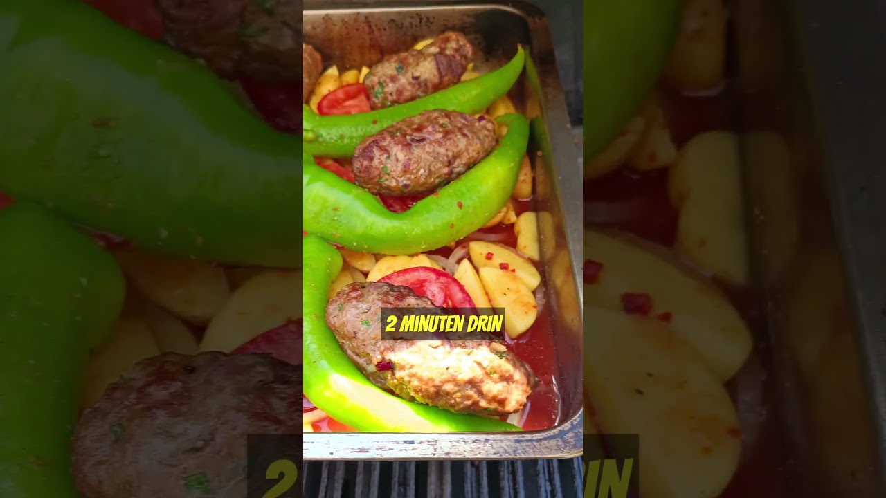 türkische Ofenkartoffel #Köfte | Fırında Köfte #Patates | - Nefis Yemek Tarifleri #bbq