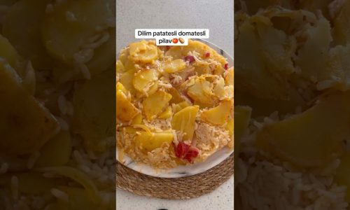 Dilim patatesli domatesli pilav tarifi #keşfetteyiz #keşfet #yemektarifleri #keşfetedüş #pilavtarifi