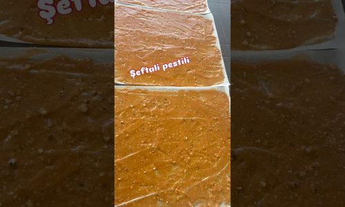 Şeftali pestili çok pratik #tarif #shortsfeed #shortvideo #food #yemektarifleri