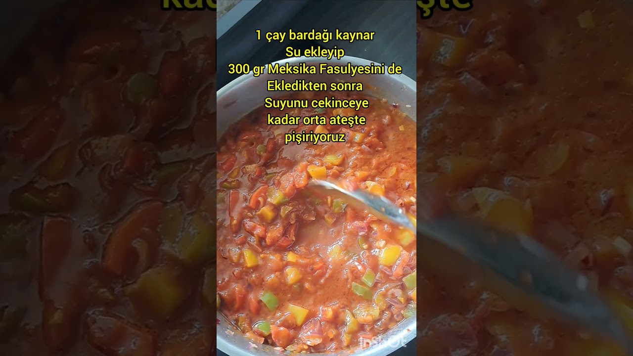 Meksika Fasulyesi Meksika Fasulyesi Tarifi | Meksika Fasulyesi Nasıl Yapılır