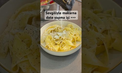 İtalyan makarnası yapıyorum