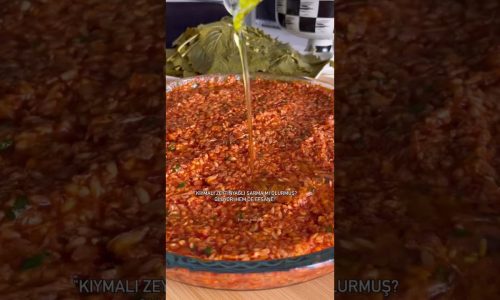 Kıymalı zeytinyağlı sarma  #yemektarifleri #tarif #pratiktarifler #food