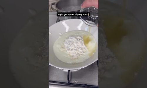 Yayla çorbası  #pratiktarifler #tarif #masterchef