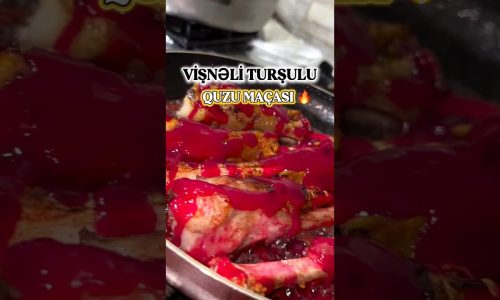 Bu dadı sınamısan? Vișnəli Quzu Maçası 😍🔥