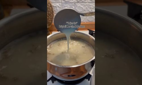 YOĞURTLU ERİŞTELİ YEŞİL MERCİMEK ÇORBASI  #yemektarifleri #masterchefuy #food #tarif