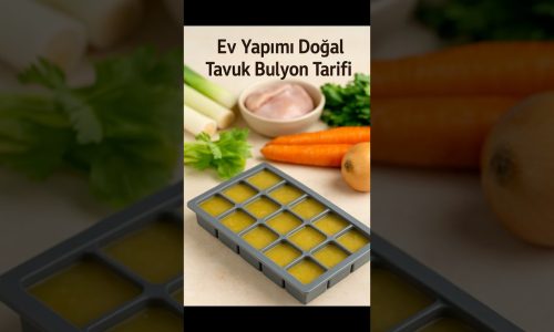🍗 Ev Yapımı Doğal Tavuk Bulyon | Pratik Tarif#bulyon#tavuk#yemektarifleri #pratiktarifler#tarif