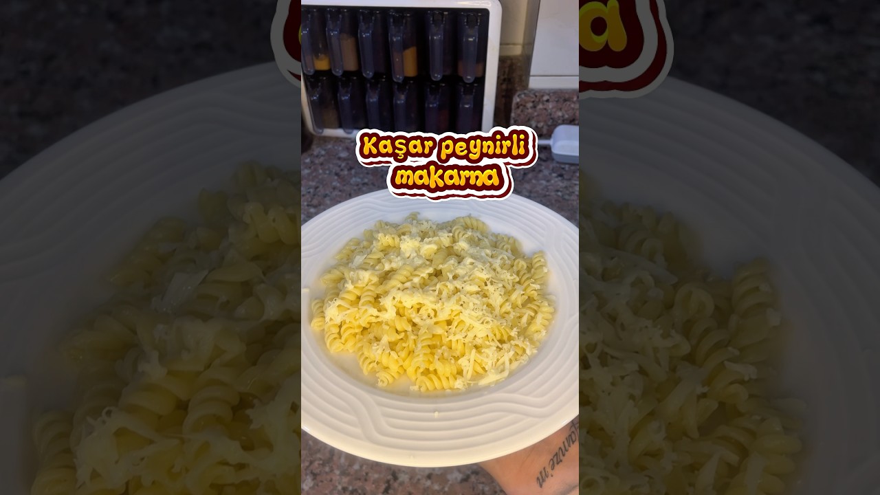 Kaşar Peynirli Makarna Tarifi En Kolay ve Lezzetli Yemek #makarna #yemektarifleri #shorts #viral