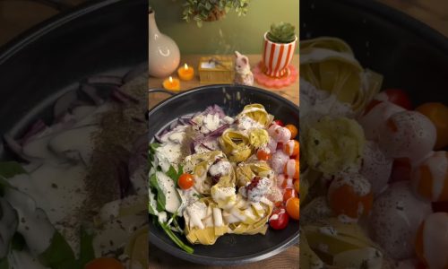 🍝 Tek Tavada Kremalı Domatesli Makarna  #food #tarif #pratiktarifler #masterchef