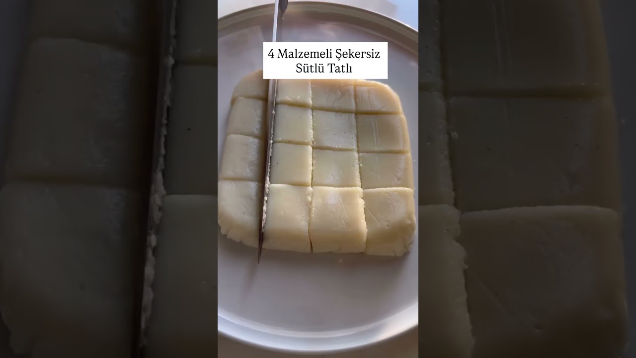 4 MALZEMELİ SÜTLÜ TATLI TARİFİ  #pratiktarifler #tarif #yemektarifleri