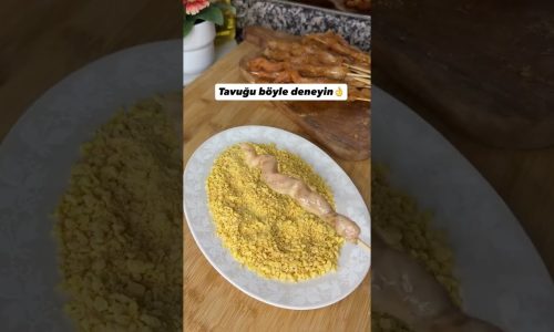 ♨️Çöp şişte çıtır tavuk #tarif#food#pratiktarifler #yemektarifleri