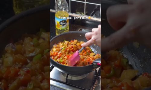 Çıtır çıtır patlıcanlı börek!   #yemektarifleri #tarif #pratiktarifler #food