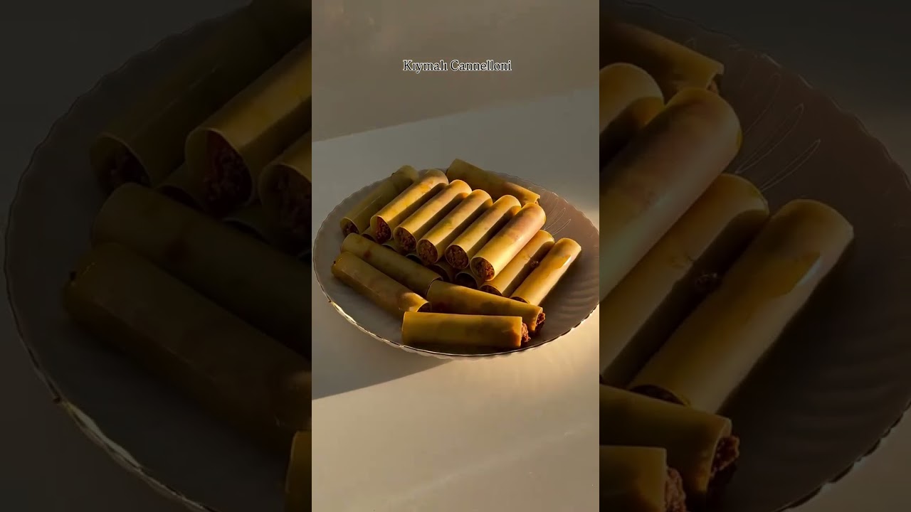Kıymalı cannelloni  #yemektarifleri #food #tarif