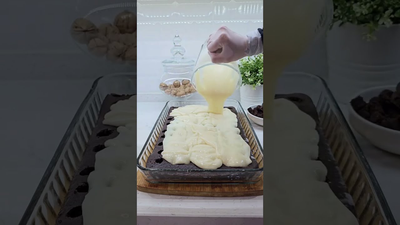 KREMALI KEK #pratiktarifler #tarif #yemektarifleri #food #yemek