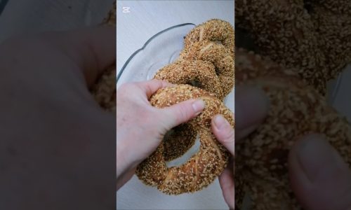 Dışarıdan Almaya Son! Evde Çıtır Çıtır Simit Tarifi 🥨✨