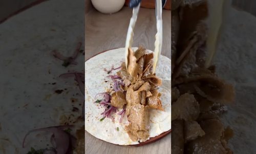 Viral olan Ev Yapımı Döner 😃✨#tarif#food#pratiktarifler#yemektarifleri