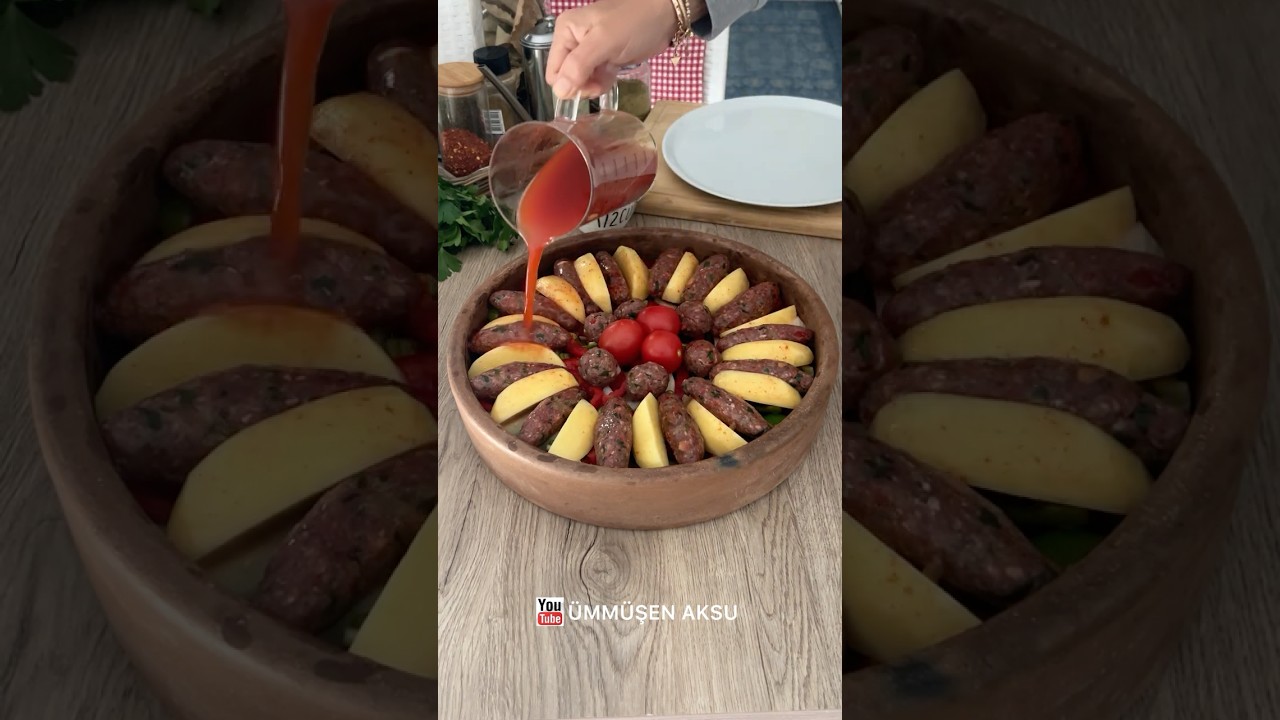 GÜVEÇTE ‼️ Patates Köfte Yemeği Tarifi / Potato meatball casserole recipe / Anayemekler / Recipes