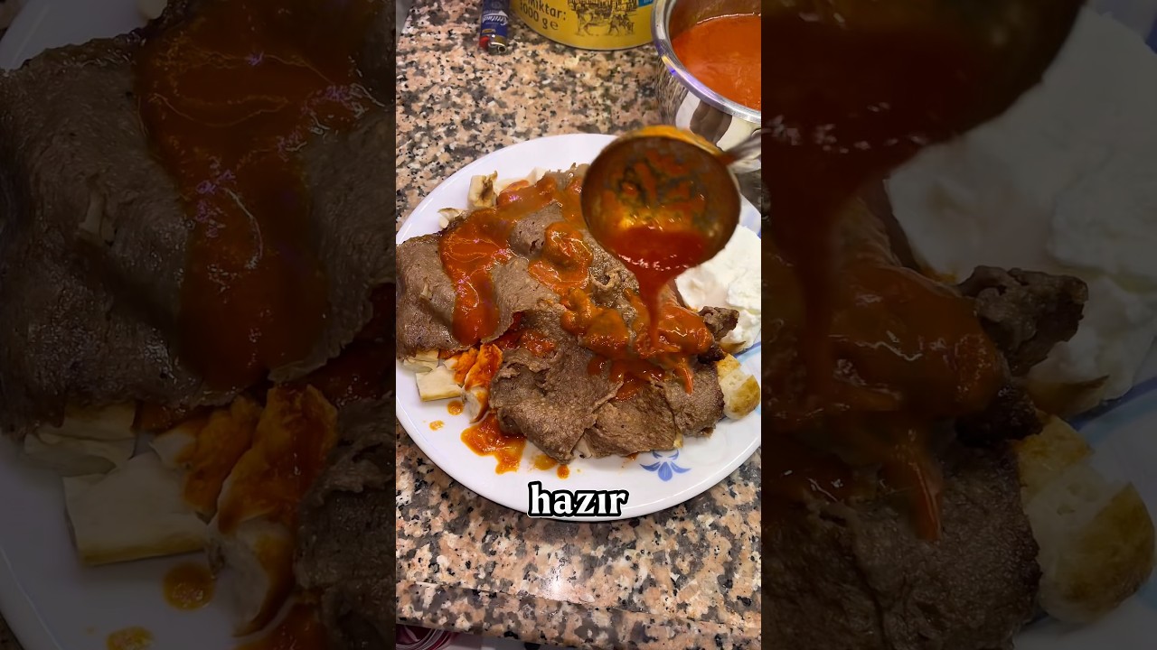 Gerçek Soslu: Pratik İskender Kebap Tarifi #food #tarif #yemektarifleri #iskenderkebap #kebab