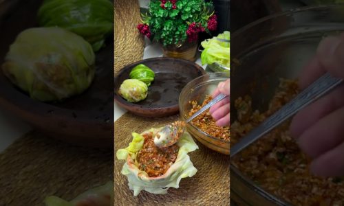 Kıymalı lahana dolması  #food #tarif #yemektarifleri