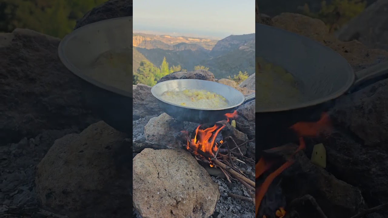 Daha Ne Olsun ki Orman ateşte yemek tarifi.  lezzetli yemek tarifleri #tarif #doğa